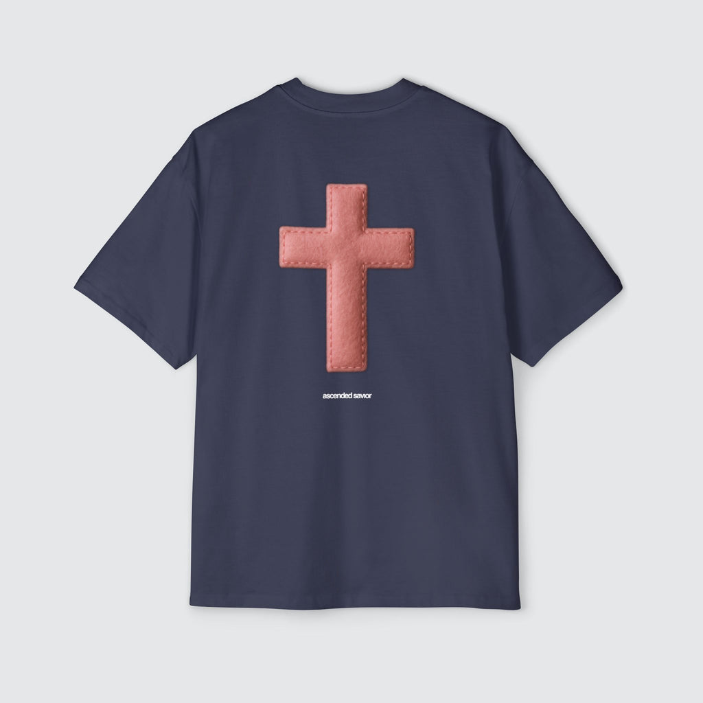 FELTED CROSS GRAPHIC TEE