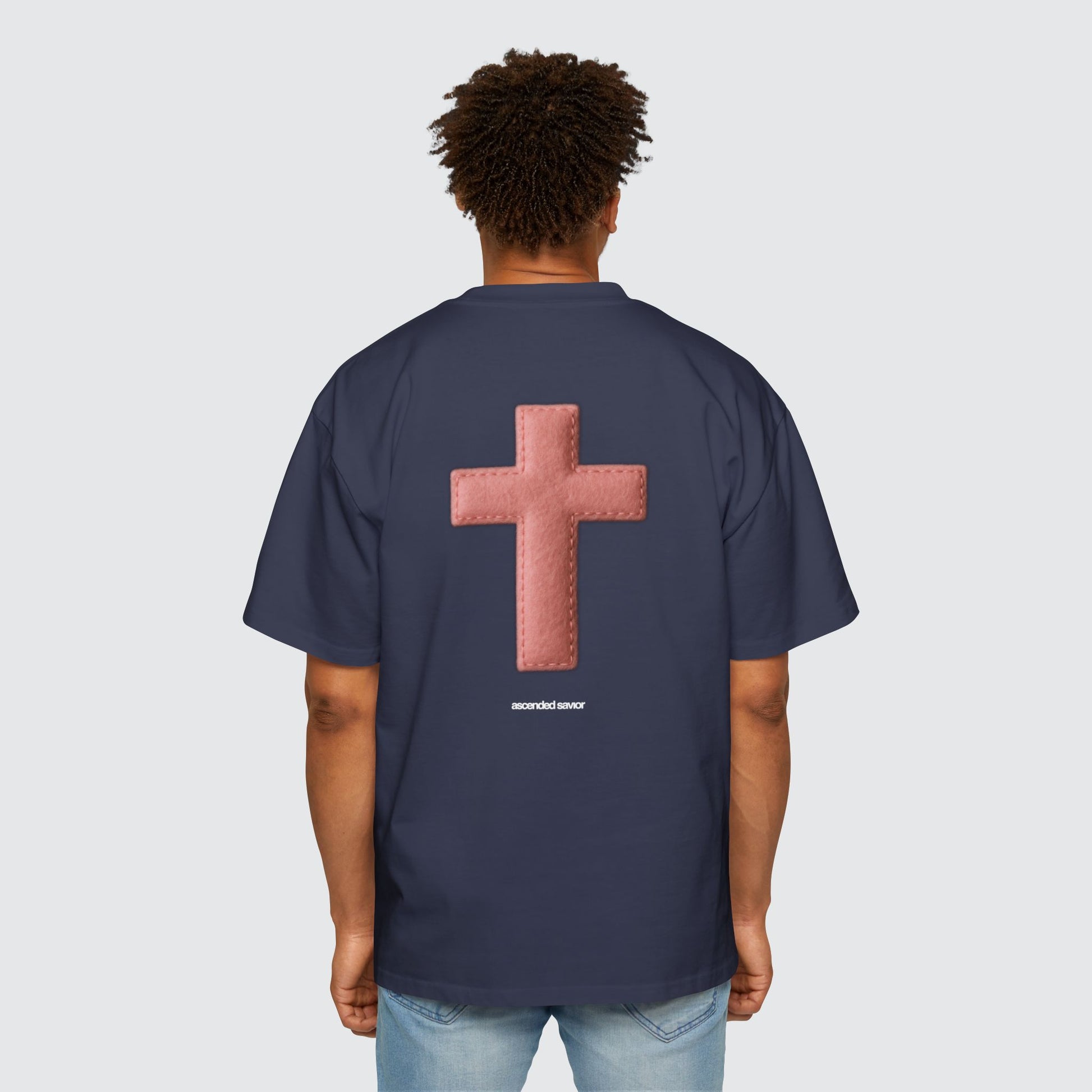 FELTED CROSS GRAPHIC TEE