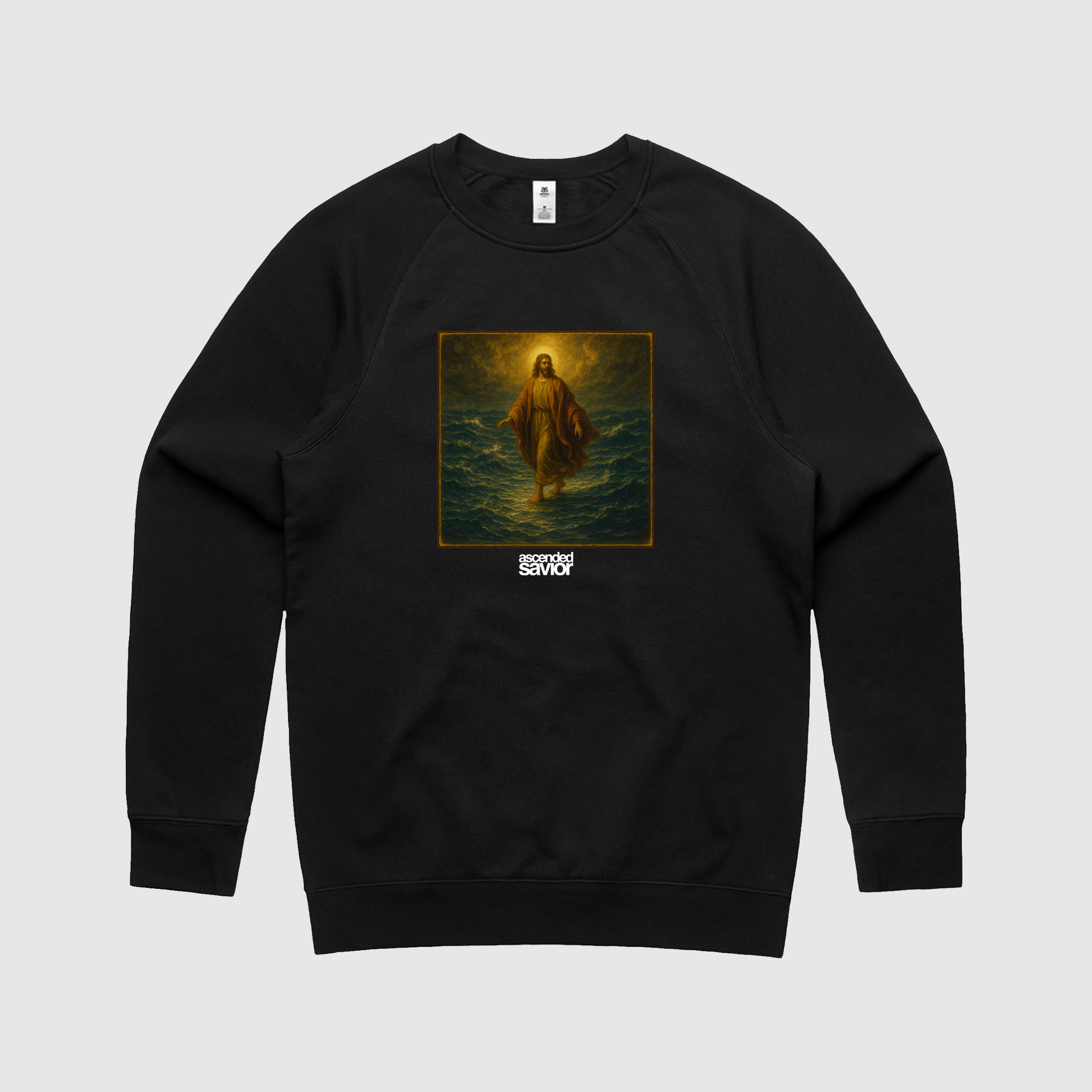 JESUS WALKS CREW SWEATSHIRT