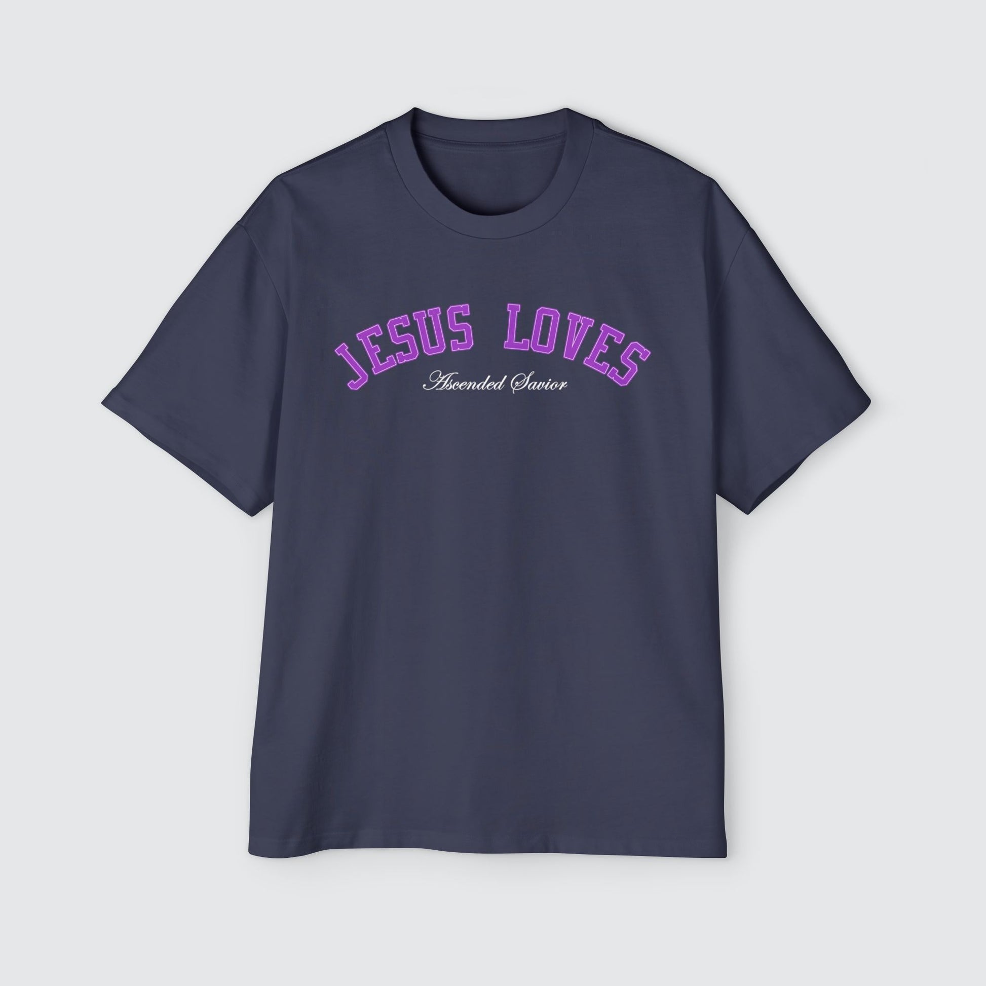 JESUS LOVES LETTERMAN TEE